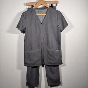 Figs Technical Collection Pockets Scrub Set Top And Bottom Sz‎ XS